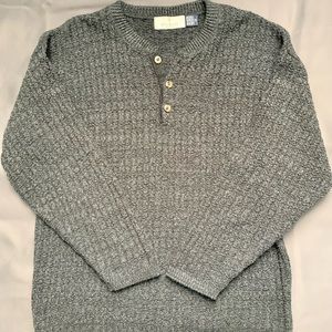 Bill Blass Menswear Sweater Gray/White Men Size M